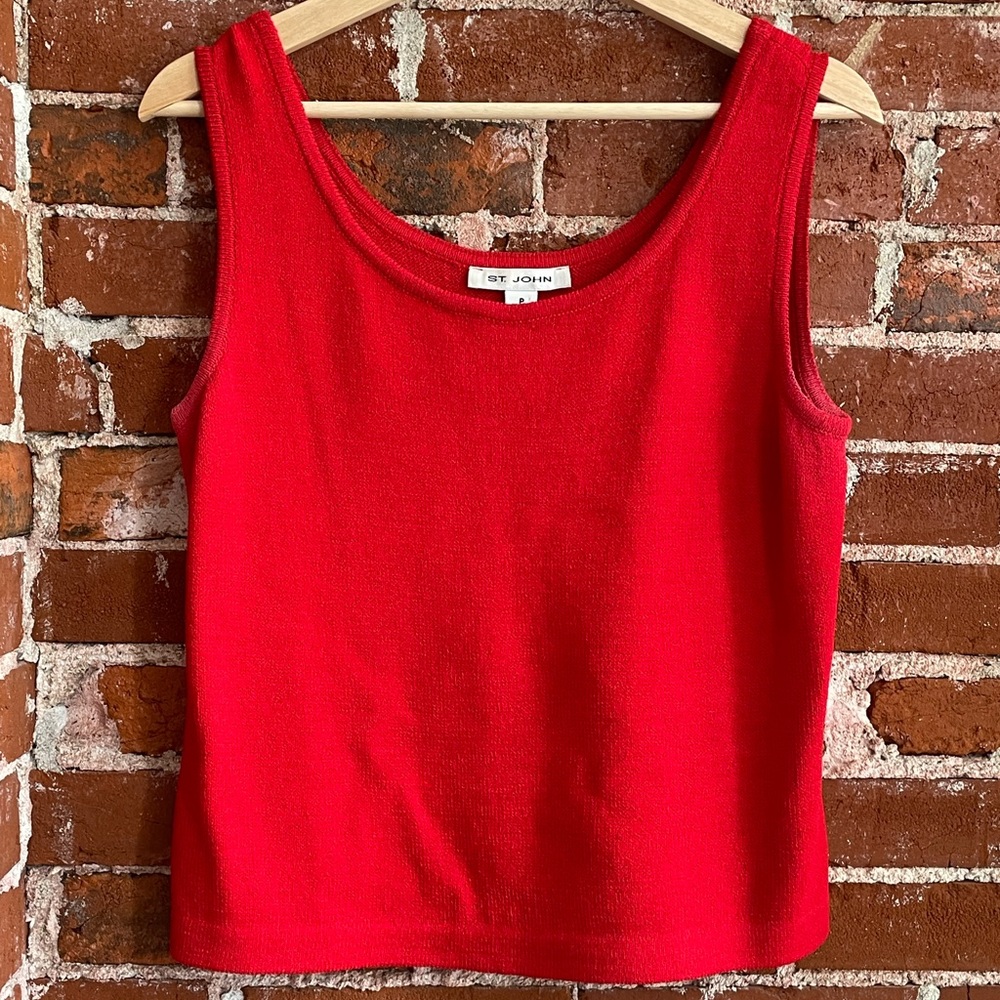 St. John’s Knit Top - Red - Small/Petite - Picture 3 of 3